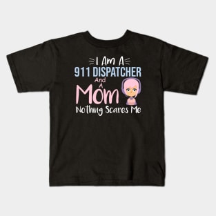 Wife Mom 911 Dispatcher Emergency Dispatch Officer Kids T-Shirt